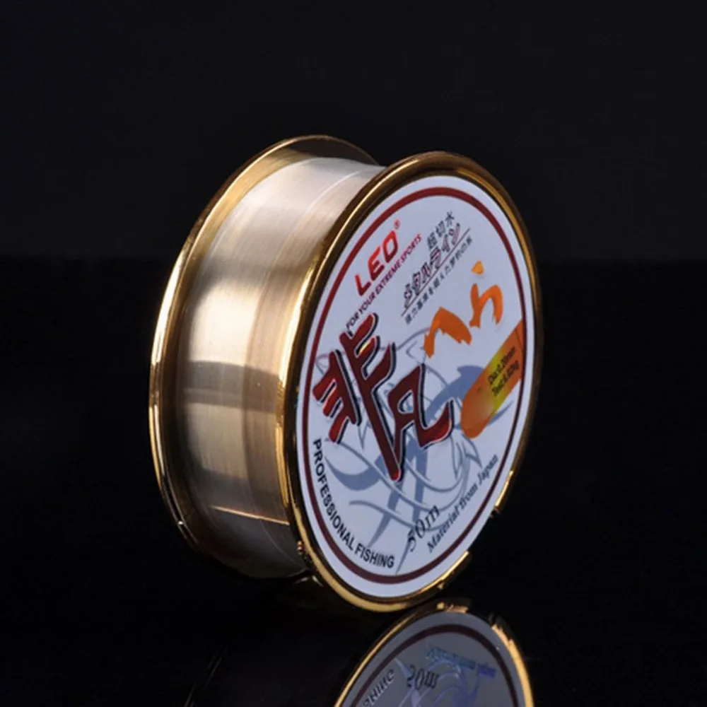 

LEO High Carbon Fishing Line 50m Boxed Fluorocarbon Fishing Line High Quality Fishing Cord Hot Sale Dropshipping