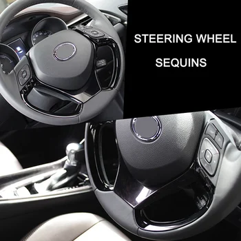 

Car Steering Wheel Panel Cover Trim Accessories for Toyota C-HR M8617