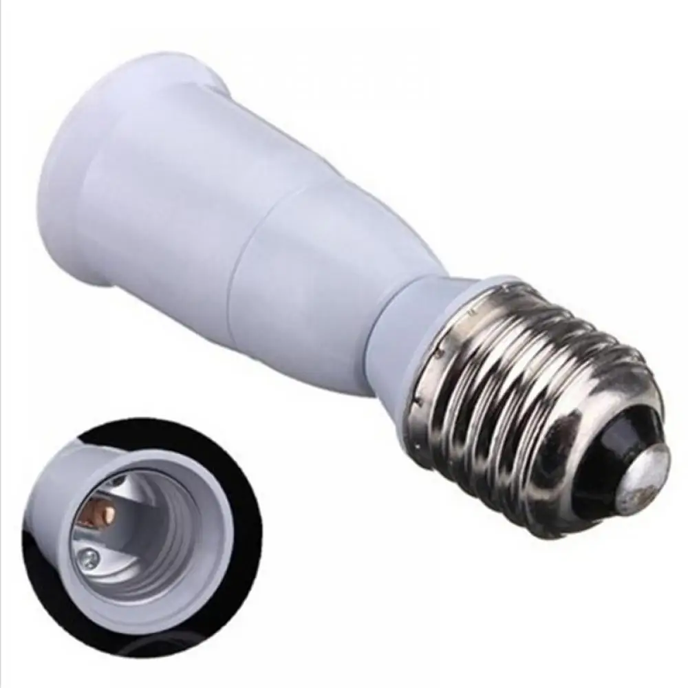 E27 to E27 Extension Socket Base CLF LED Light Bulb Lamp Adapter