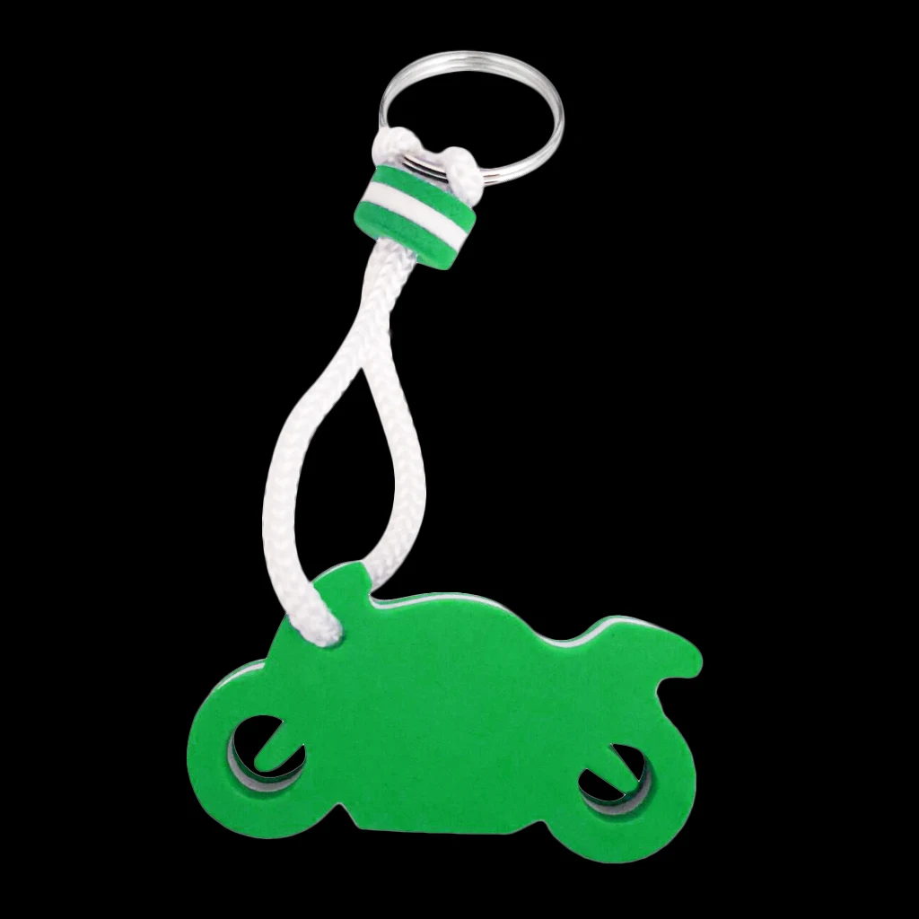 MagiDeal EVA Floating Motorcycle Shape Keyring Keychain Key Holder for Sailing Marine Boating Kayak Yacht Water Sports 