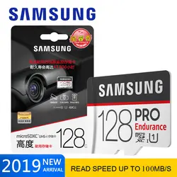 SAMSUNG карты памяти Micro SD PRO Endurance 100MBs 128 ГБ 64 ГБ 32 SDXC SDHC Class 10 C10 UHS-I Trans Flash Microsd 2018 Новый