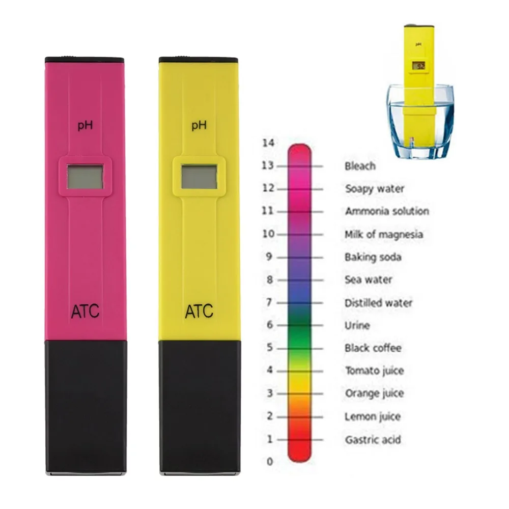 Точный прочный цифровой рН метров воды почвы тестер кислотность кислоты тестирования Pen 700 часов Применение для аквариума воды в бассейне