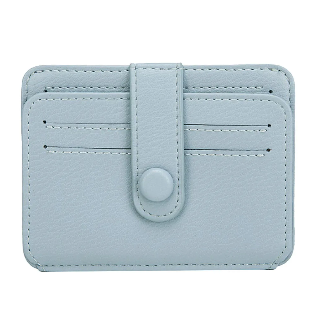 Модный повседневный Европейский Повседневный женский короткий кошелек мини-кошельки для денег маленький складной женский кошелек для монет держатель для карт Модный милый#916 - Цвет: Blue