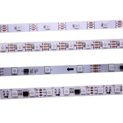 1 m/2 M/3/4 M/5 м WS2811S WS2812B 30/60/144 пикселей/светодиодов/м Smart led пикселей полосы, черный/белый печатных плат, WS2812 IC, IP30/IP65/IP67 DC5V 12 V