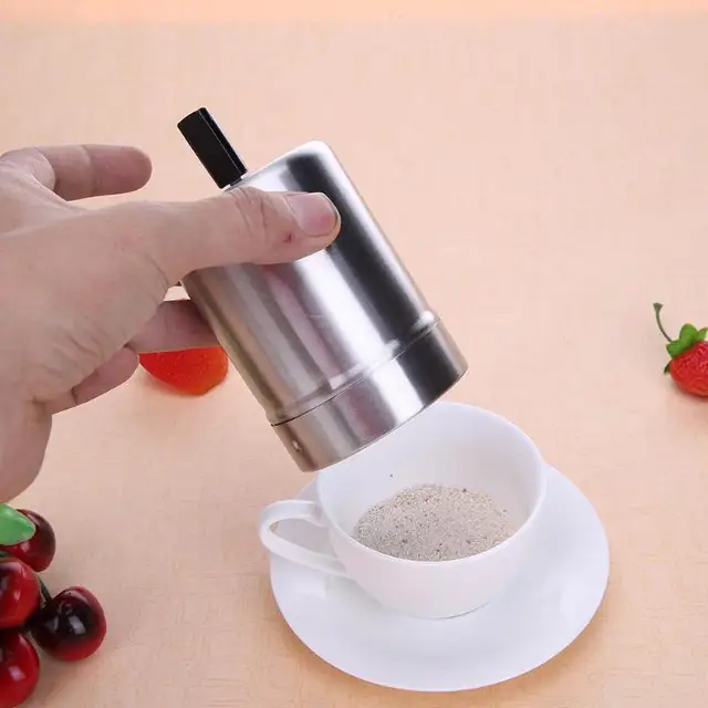 Best Price Floral Printed Coffee Powder Duster Stainless Steel Strew Pad Flower Moulds Kitchen Filter Cooking Tools