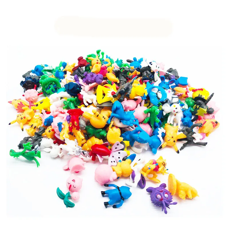 24 шт. 144 ПВХ Японский Pocket Monster цифры pokeball Пикачу Чаризард фигурка figuras кукла лот для