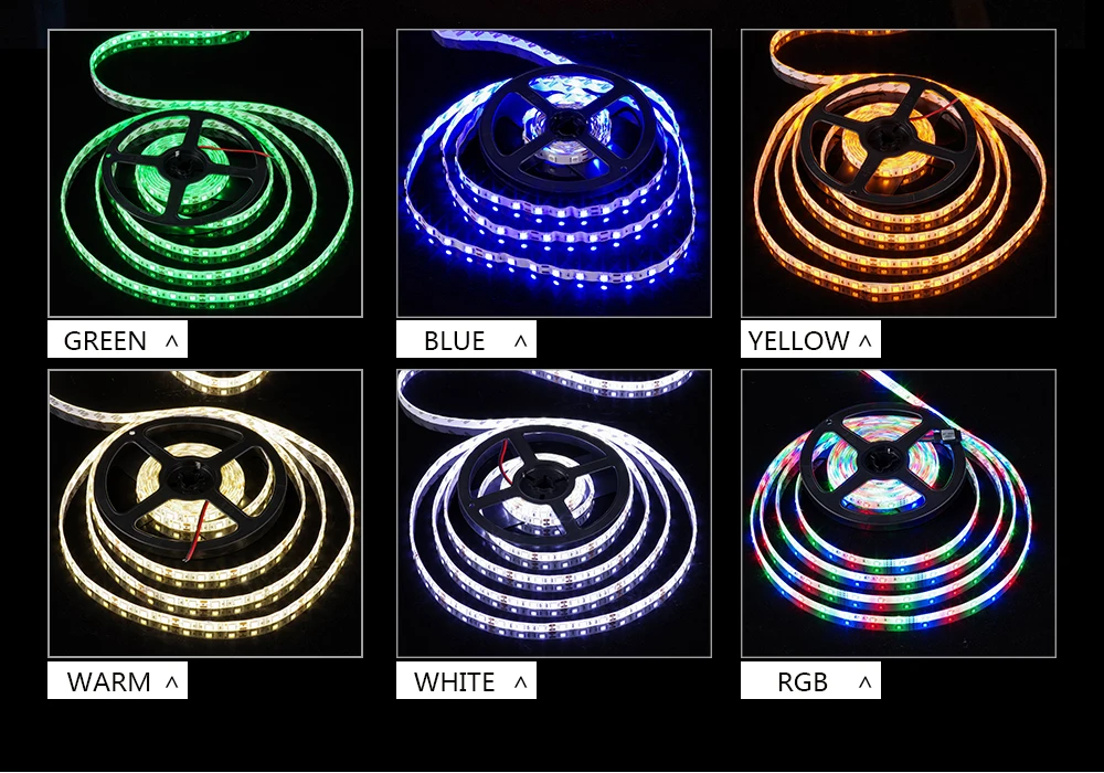 Счастливая Светодиодная лента 5050 SMD Водонепроницаемая 12 В 5 м Гибкая RGB Светодиодная лента s Диодная Лента светодиодная лента световой полосы 60 Светодиодный s/M светодиодная лента e