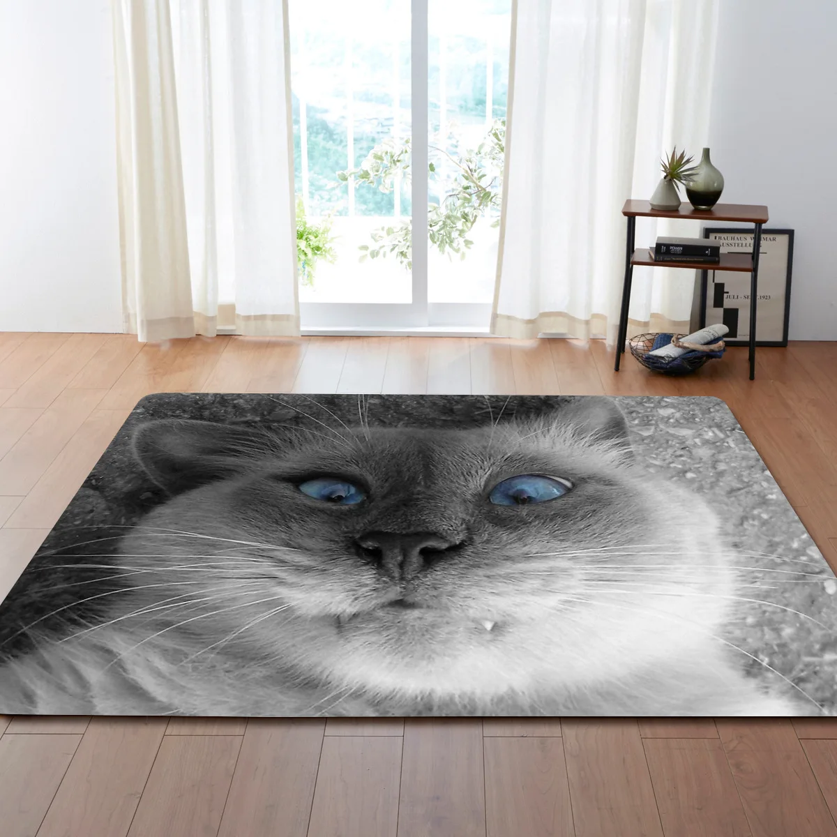 23 вида кошек 3D печатные большие ковры дружественный Кот гостиная украшения Спальня, зал чай стол области коврик мягкая фланель - Цвет: 3