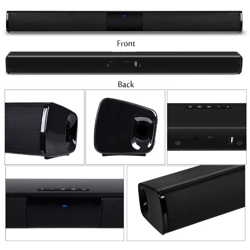 XGODY BS-28A Home Theater Bluetooth Soundbar TV Super Bass Stereo Loudspeaker Speakers Soundbar with Subwoofer Speaker for TV
