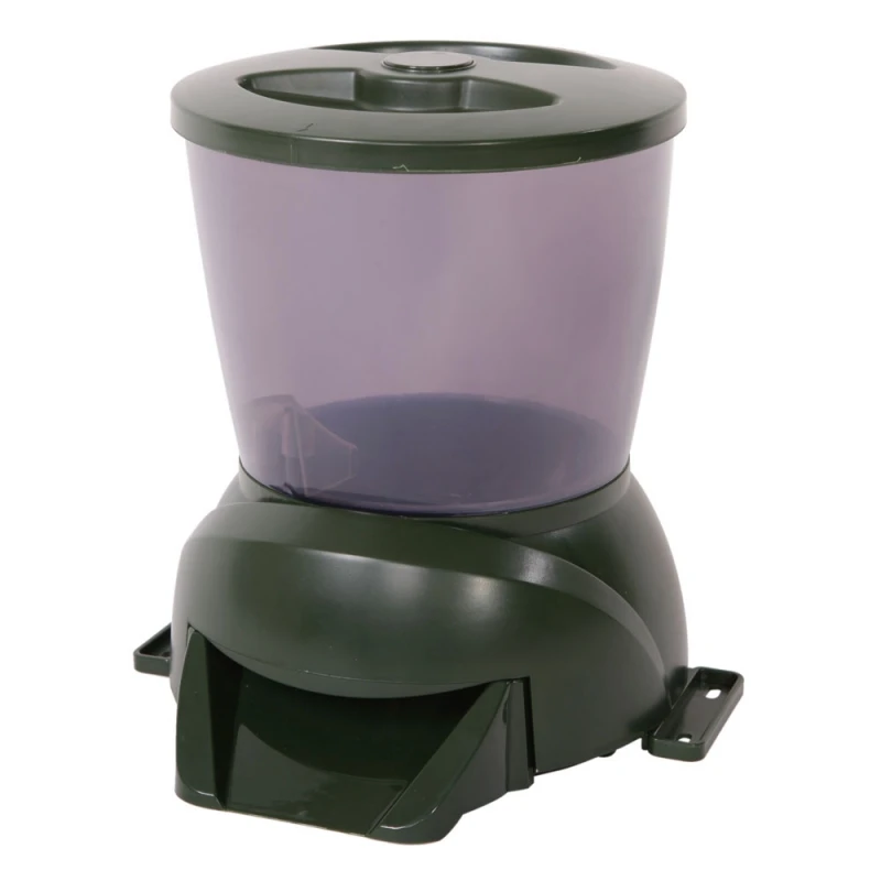 

PFF-01 4.25L LCD Display Automatic Fish Feeder with Clock Display Olive Green