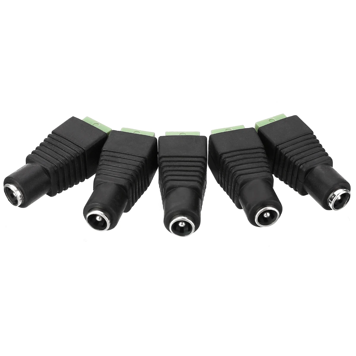 10pcs DC Power Jack Plugs Male / Female Power Connector Adapter Plug Jack Socket For CCTV Cable 12V