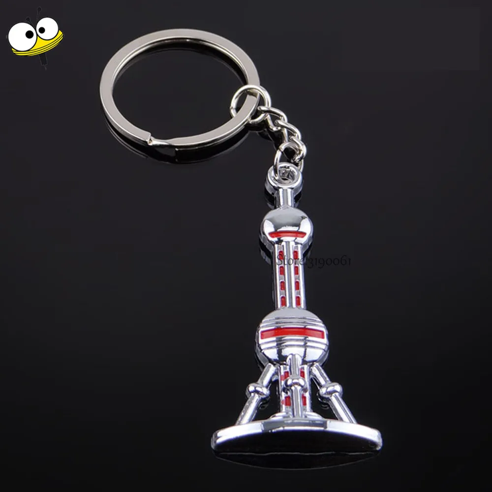 

Funny Gift Retro Shanghai Door Keychain Metal Car Key Ring Key Holder for Buick Encore VW Golf Polo Audi RS4 Ford Mustang Toyota