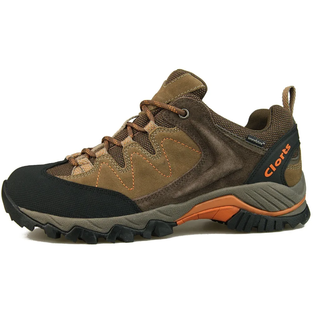 Clorts Outdoor shoes Men Trekking Boots Waterproof Hiking Shoes Suede ...