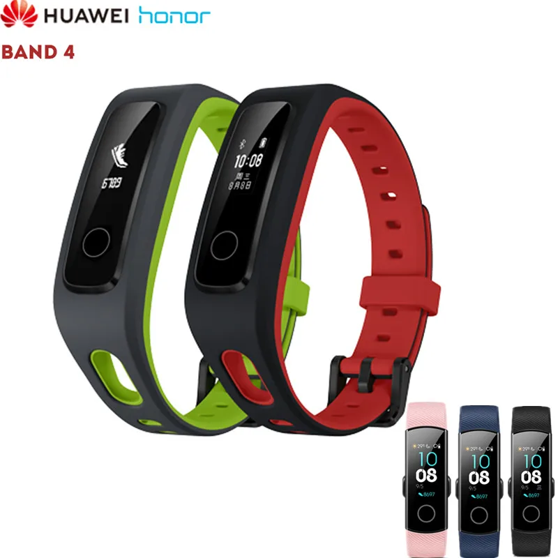 HUAWEI Honor Band 4 Стандартный/версия для бега смарт Браслет фитнес трекер спортивный 50