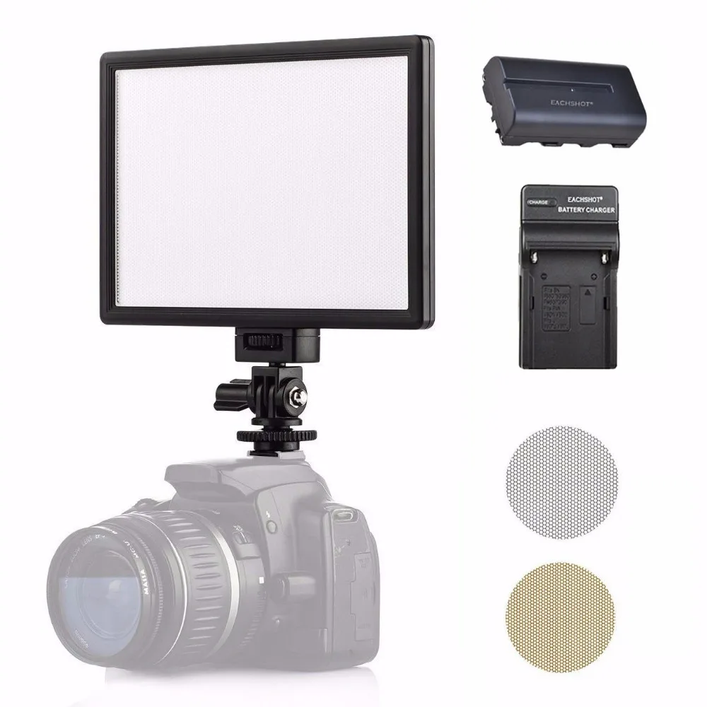 Viltrox L116T светодиодный светильник для фотосъемки и видеосъемки ing ЖК-дисплей Панель Дневной светильник для камеры Фото DSLR DV студийная лампа с батареей