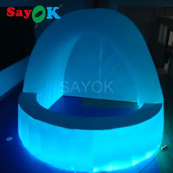 Cheap Free Shipping Led Light Inflatable Bar/Inflatable Bar Counter/Inflatable Led Bar Tent For Wedding Party Decoration