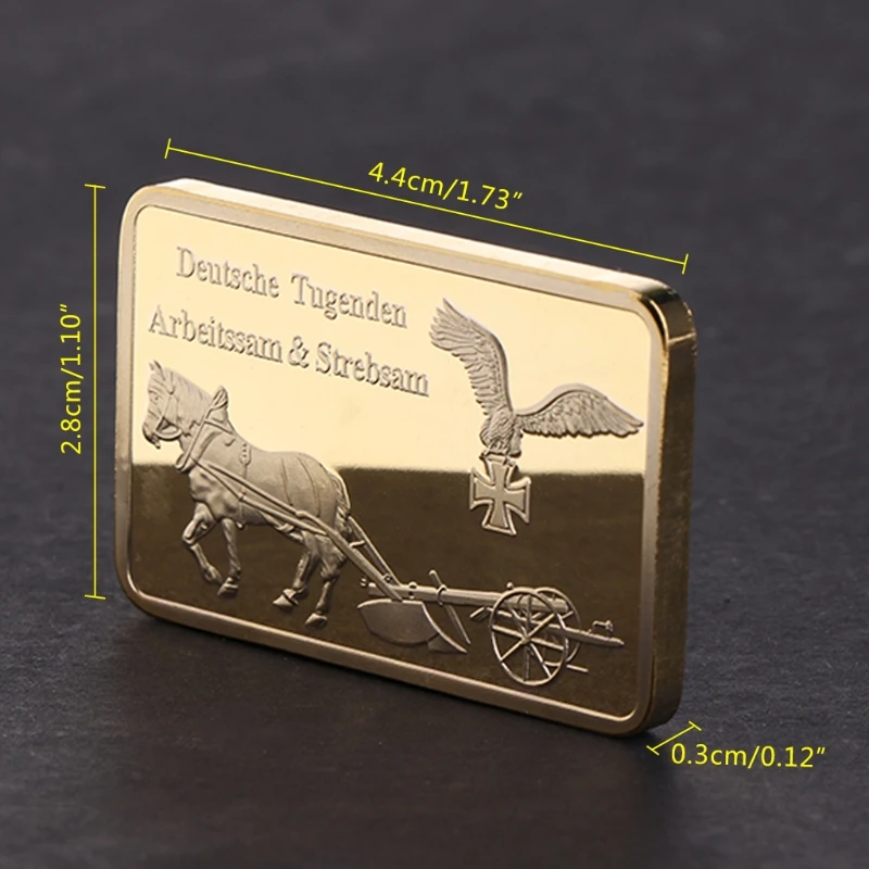 Памятная монета карета автомобиль Золотой квадрат художественные подарки для коллекции сувенир