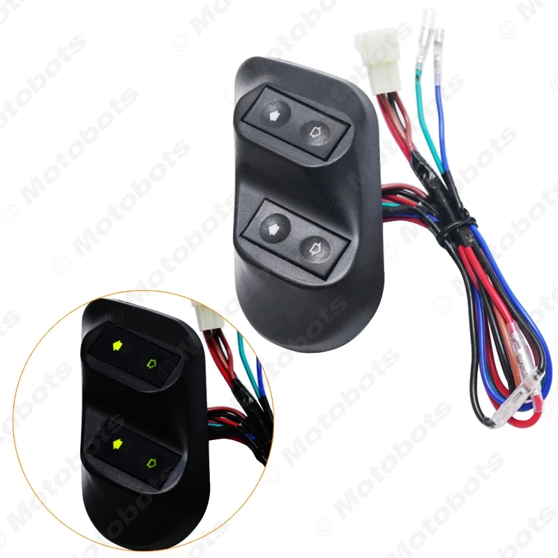 Interruptores da Janela de Energia do Carro com Suporte Chicote de Fios Motobots Conjunto Novo Universal 12 v - 24 3 Pçs Botões & Ca3938 1 11 High Quality Automóveis e motos