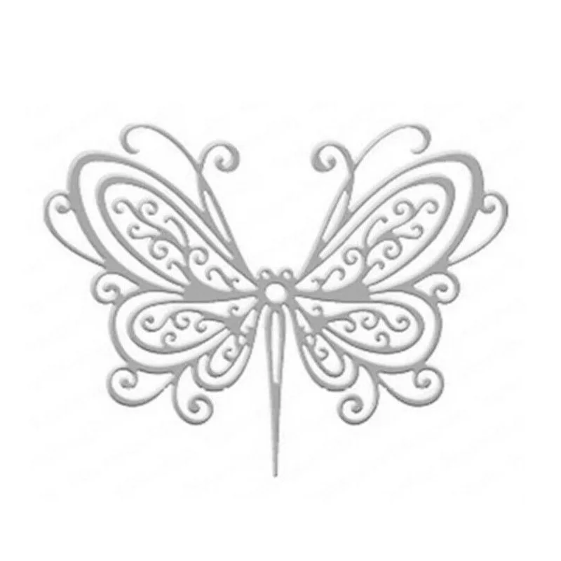 

1PC Silver Butterfly Metal Cutting Dies Scrapbook Embossing Paper Card Photo Album Stencil Decorative Craft DIY