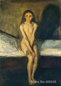 

Puberty Edvard Munch painting modern art Hand painted High quality