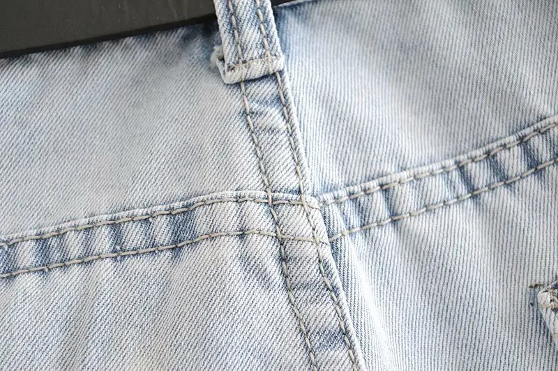 HY65-8663 Европейская и американская мода пояс джинсы Широкие брюки