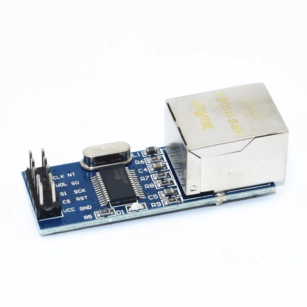 

1 Piece ENC28J60 MINI SPI interface network module Ethernet module (mini version)