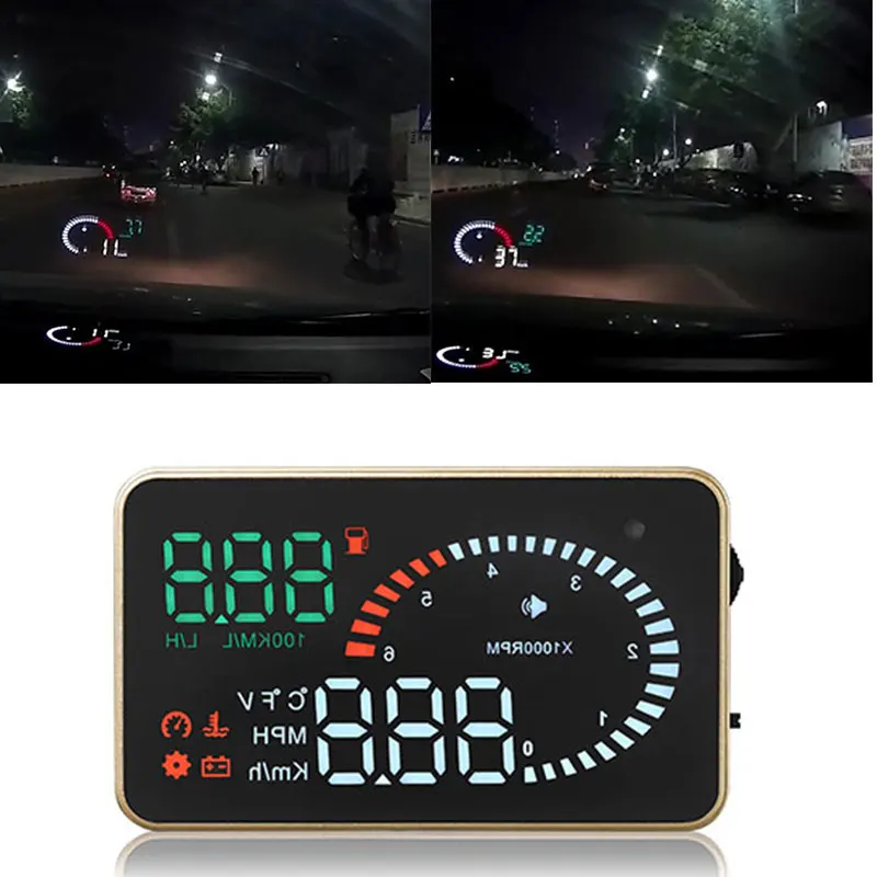 Auto Hud 3.5Inch X6 Head up Display Car GPS Speedometer Digital Overspeed Warning