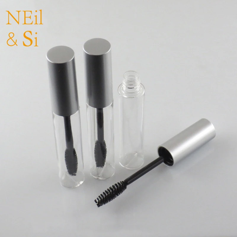 10ml Plastic Mascara Bottle with Brush Handmade Eyelash Eye Black Cream