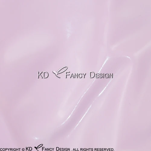 Черный с прозрачным сексуальным латексный купальник с плоской ножкой, с молнией сзади, с высоким воротником, резиновый костюм, Облегающий комбинезон, LTY-0198 - Цвет: pink with trans
