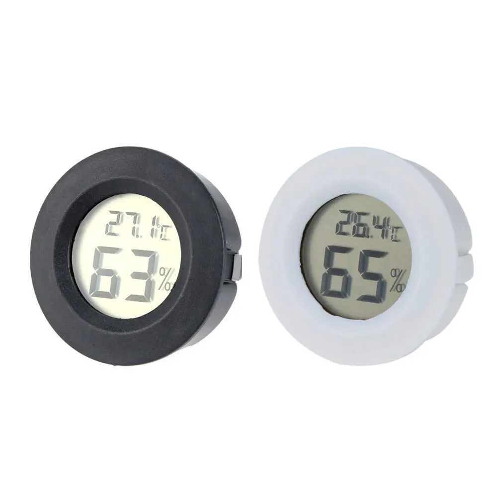 

Digital White/Black Device Instrument Hygrometer Humidity Meter Practical Durable