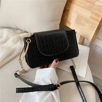 

Fashion Stone pattern Crossbody for Women Brand Designer Chain Shoulder Messenger Bags Chic Party Clutch and Purse All Match