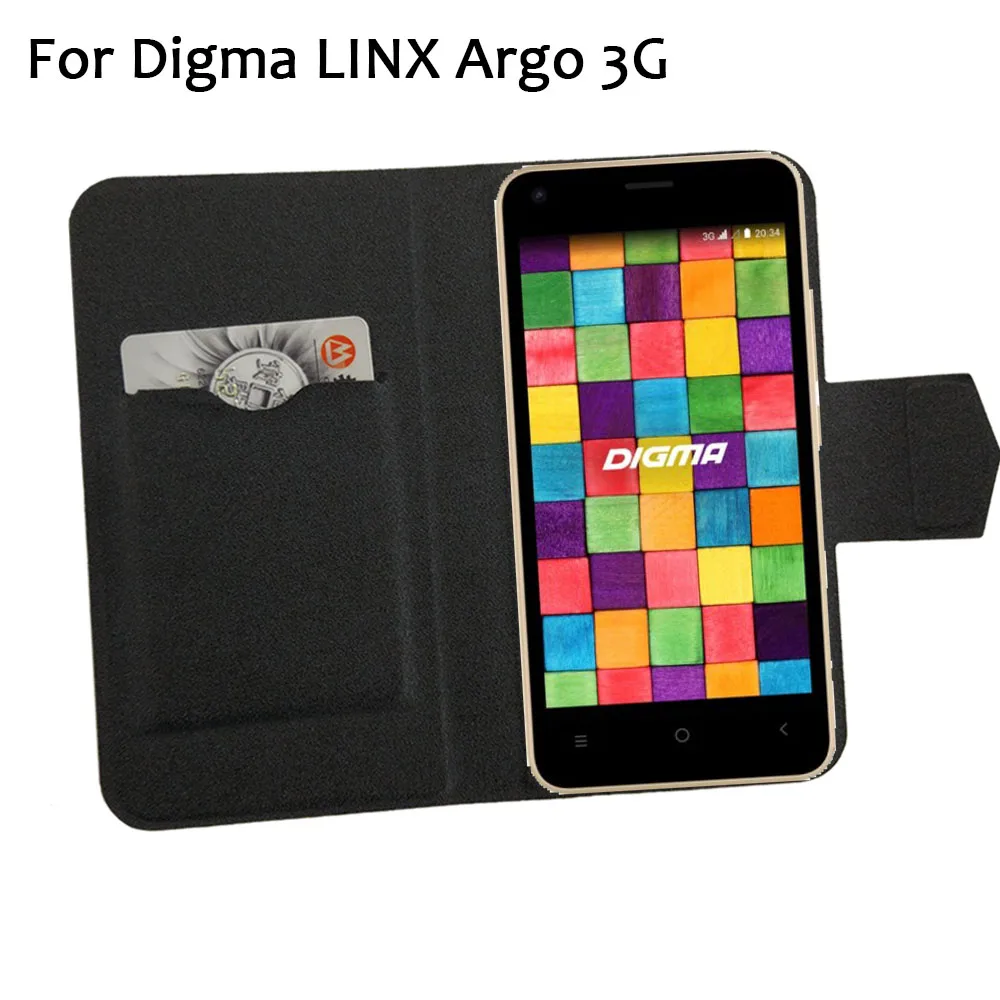 5 цветов Лидер продаж! Кожаный чехол для телефона Digma LINX Argo 3G заводская