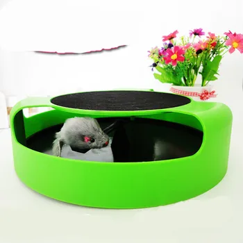 

2018 new cat toy pet supplies toy kitten inside to draw funny fake catch mouse game boutique mouse movement for children and cat