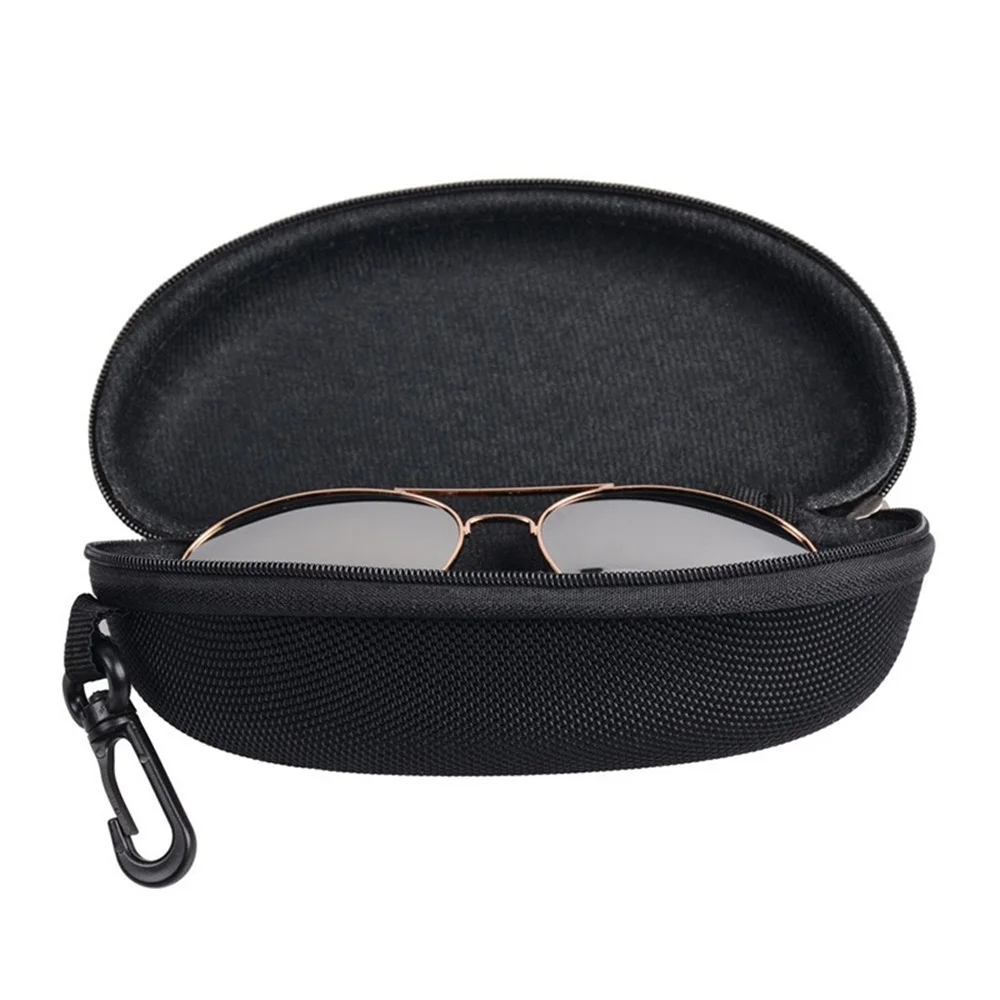 1 Pcs High Quality Zipper Sunglasses Box Case Shell Hard EVA Black Eye