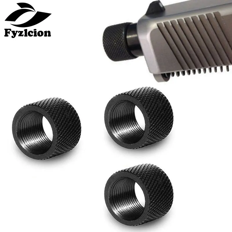 

Tactical hunting 3PCS 1/2x28 (1/2-28) Thread Protector 1/2''X28 Muzzle Brake Black Oxide Steel