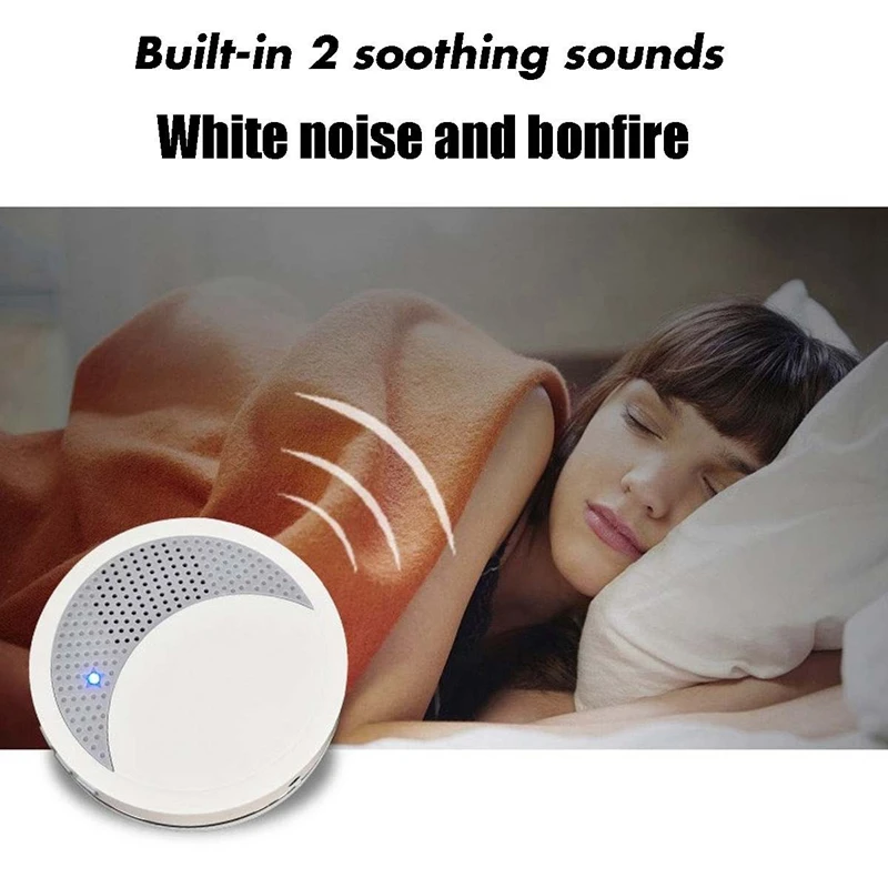 Умный инструмент сна 2 успокаивающий белый шум звук спальное место белый шум звуковой релаксационный светильник Функция синхронизации