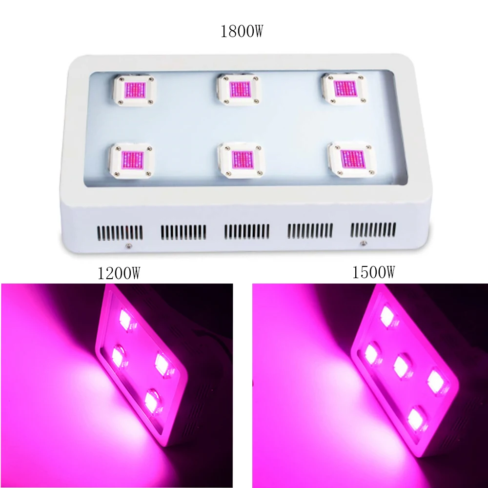 

Indoor Gardening Grow Light LED 1200/1500/1800W COB LED Grow Light Full Spectrum Medical Hydroponic Plant Lamp Veg and Flowering