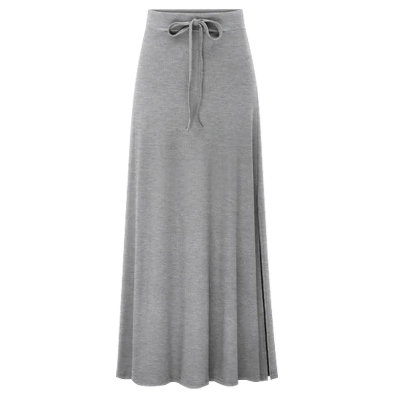 Womens Irregular Elastic Waist Plus Size A-line Cotton Skirts Hip Slim Long Loose Sheds Skirts Bowknot Skirts S-6XL Womens Irregular Elastic Waist Plus Size A-line Cotton Skirts Hip Slim Long Loose Sheds Skirts Bowknot Skirts S-6XL