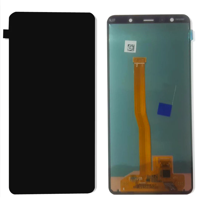 6 0 &quotсупер AMOLED lcd для Samsung Galaxy A7 2018 A750 SM-A750F A750G ЖК-дисплей сенсорный экран