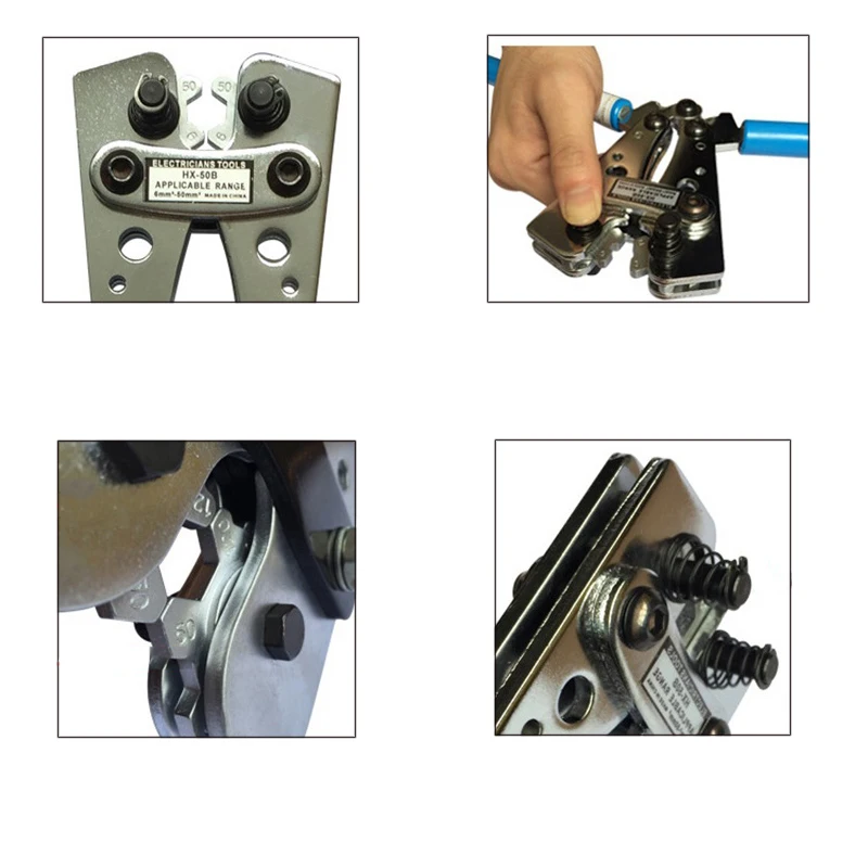 QUK плоскогубцы провода обжимной точное крепление с храповым механизмом емкости мульти Портфолио изоляции Профессиональный Инструмент электрика