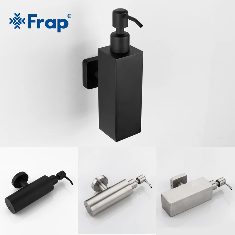 Frap Stainless Steel Soap Dispenser Kitchen Sink Faucet Bathroom Shampoo Box Soap Container Deck Mounted Detergent Bottle Liquid Soap Dispensers Aliexpress