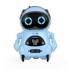Сплав+ пластик речи диалог чувствительный сенсорный многофункциональный музыкальный Smart Мини Сплав робот игрушка для детей, хороший подарок T520