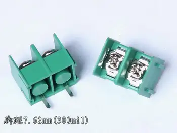 

Free shipping 10pcs KF7.62mm-2P 20A 300V 7.62mm pitch connector pcb screw terminal block connector 2pin