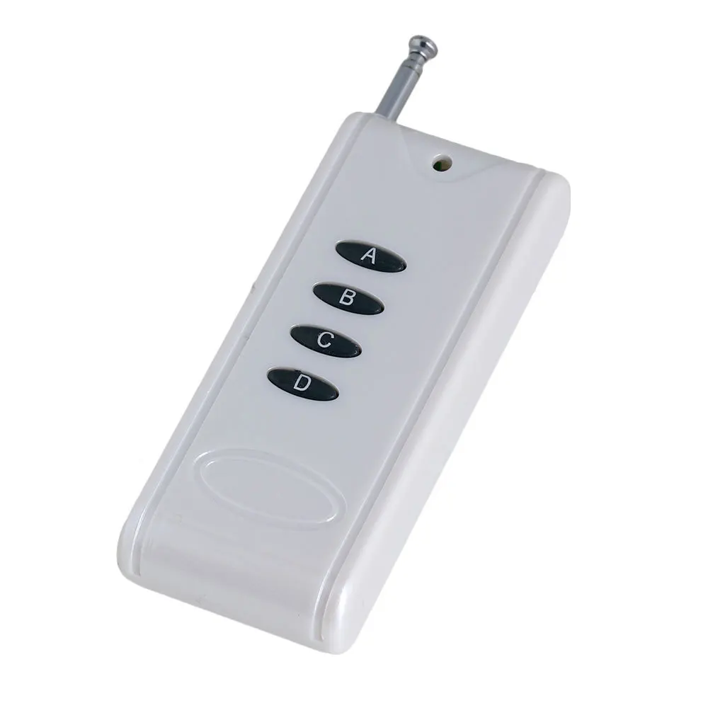 433MHz 4CH Wireless 4 Black Key Remote Control Switch for Garage Door