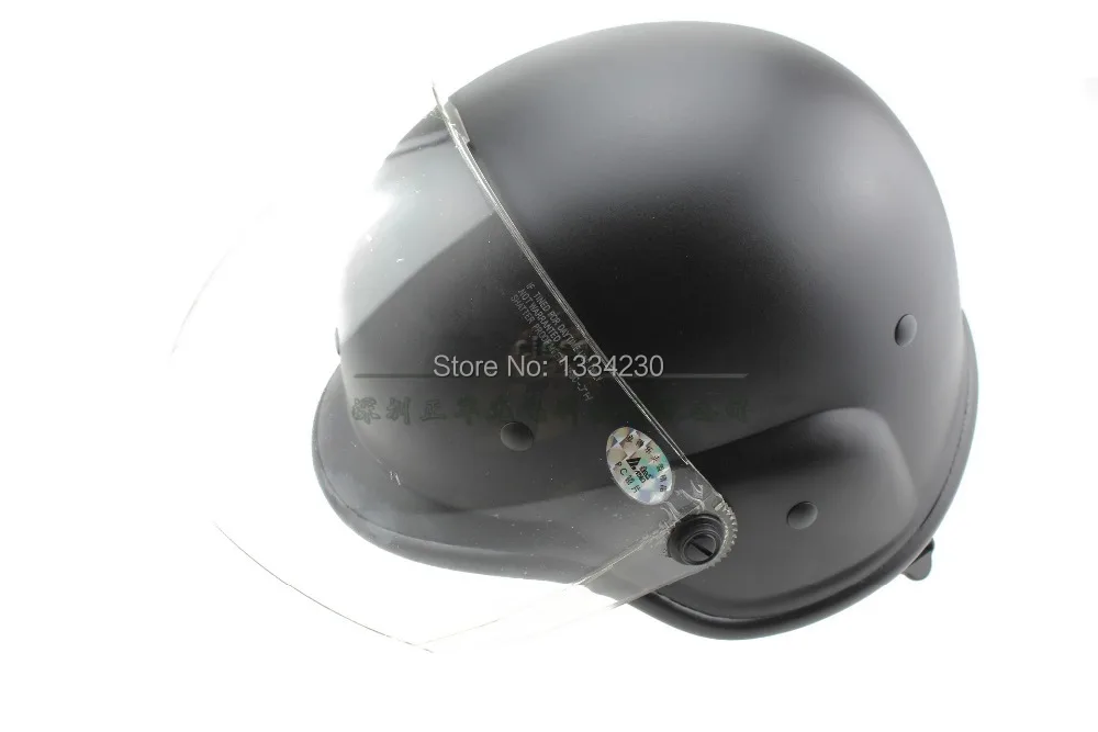 Airsoft M88 Pasgt Kelver Swat Helmet With Clera Visor Black US115swat