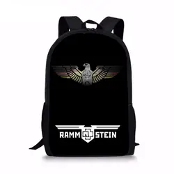 2019 Новый Rammstein принт с дизайнерским логотипом рюкзак для обувь мальчиков девочек 3D школьная сумка поставки для женщин сумки мужчин ноутбук