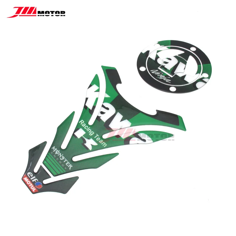 Бак для мотоцикла газовая крышка накладка + на бак наклейка Kawasaki Ninja ZX 6R ZX10R 650R Z800