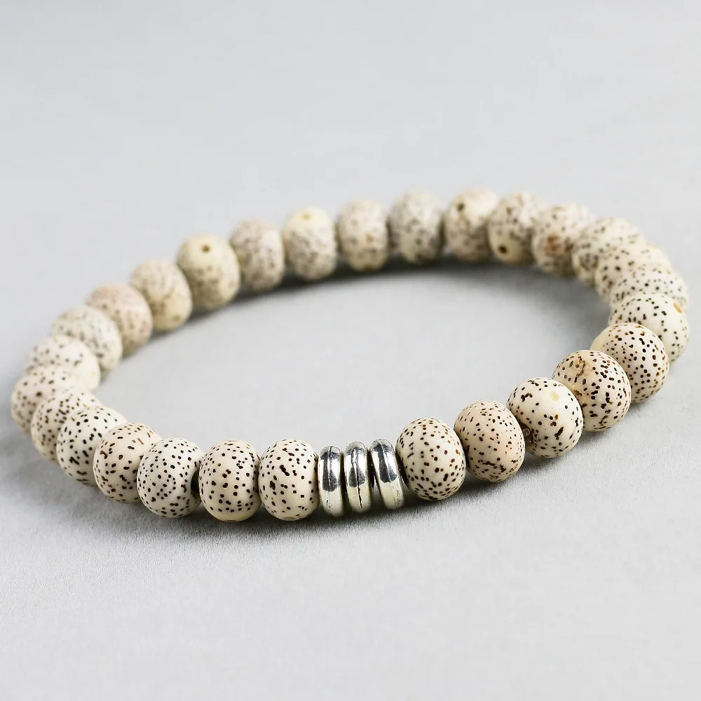 Tibetan Buddhist Handmade Natural Bodhi Seed Mala Beads Bracelet Charm Bracelet For Men Women Yoga Religion Jewelry