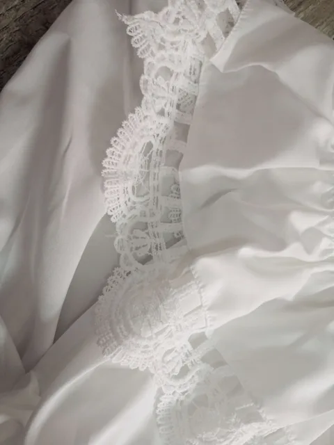 2018 Fashion Women Elegant Vintage sweet lace white Dress Stylish Sexy Slash Neck Casual Slim Beach Summer Sundress vestidos 22 3