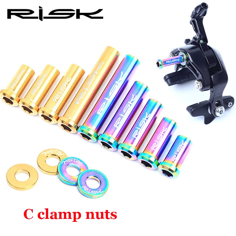 Buy Risk 1set Road C Clamp Fixed Nuts Bike Caliper